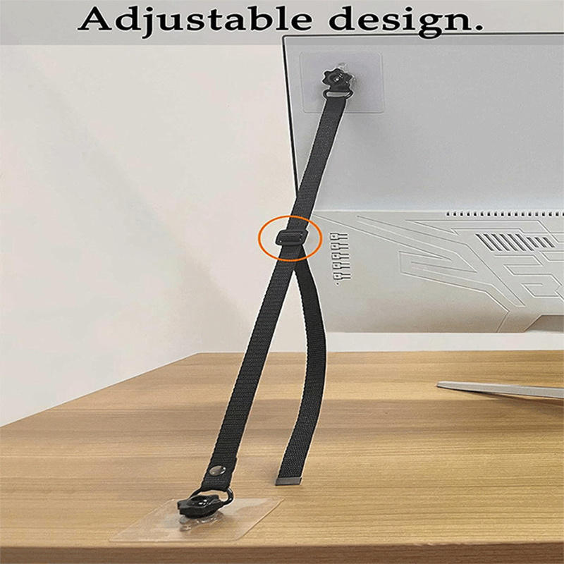 Wall Anchor Plastic - Cinghie di sicurezza per TV regolabili