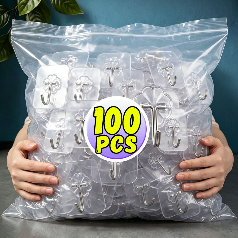 Wall Anchor Plastic - Ganci autoadesivi resistenti, ganci da parete