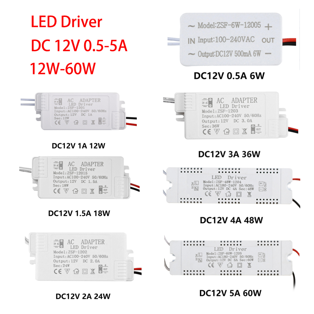 Home Improvement Expo - AC 100-240V a DC 12V Driver