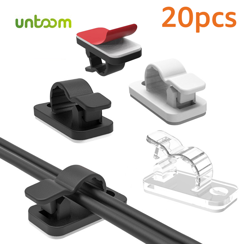 Wall Anchor Plastic - Untoom 20 pezzi clip per organizer
