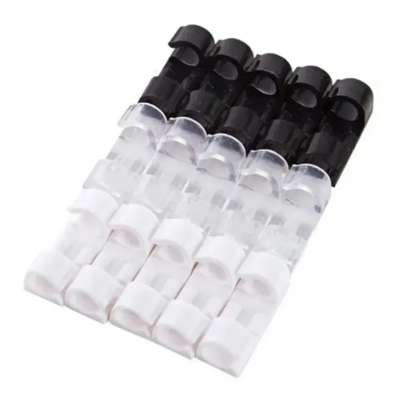Wall Anchor Plastic - Organizzatore Cavi Senza Foratura, Adesivo da