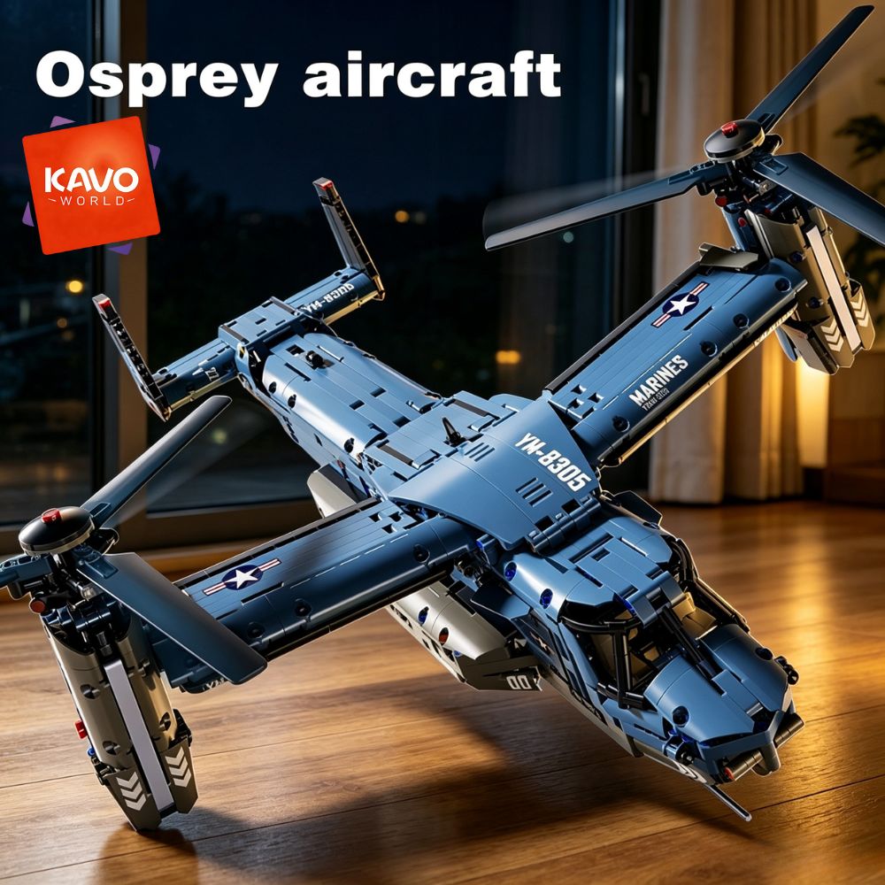 Home Improvement Expo - KAVOWORLD Set di Costruzioni Aereo Elicottero