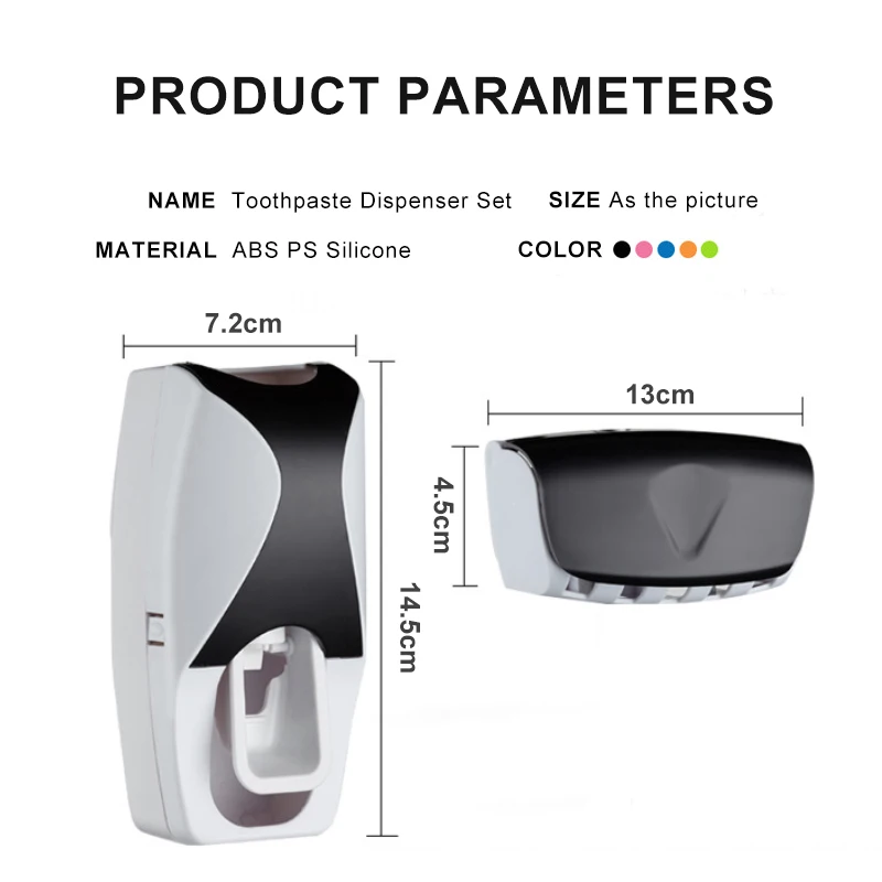 Dispenser Automatico di Dentif - Wall Anchor Plastic recensione e prezzo